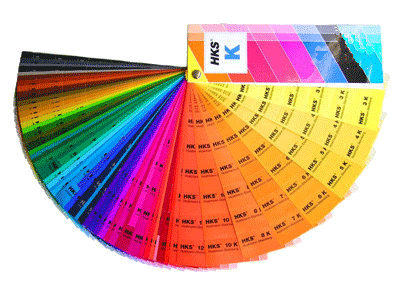 HKS Farbfächer - zur Berechnung HKS in CMYK